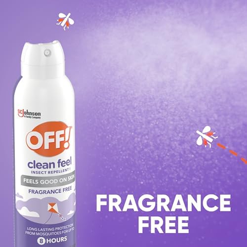 Close up of Off! Clean Feel insect repellent label
