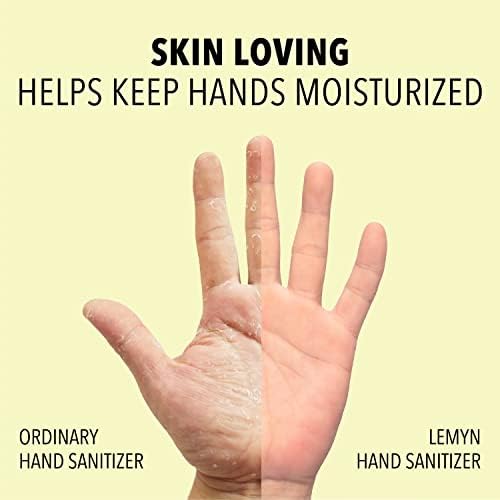 Lemyn Organics Medical‑Grade Hand Sanitizer Gel – 97 % Organic | 70 % USP Ethyl Alcohol | Moisturizing Aloe + Hyaluronic Acid | Freshly Made in USA | 8oz Bottle with Pump - Image 4