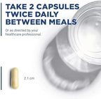 Vital Nutrients authentic imported bottle side view showing allergen free claims