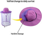 Detailed view of durable mesh fabric on HunterBee bee hat