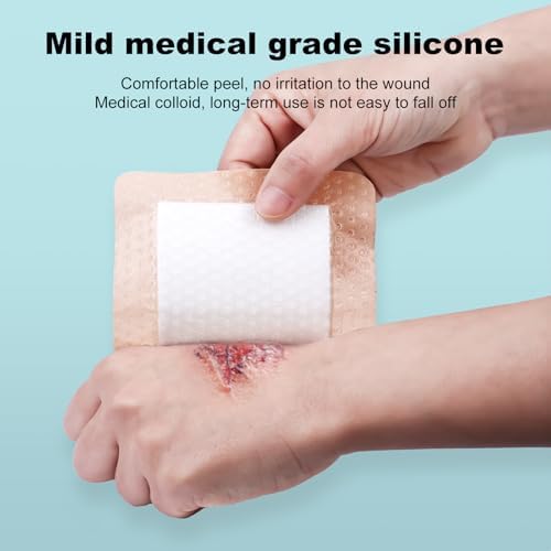 Sterile individual packaging of ZMZPA medical-grade adhesive silicone dressings