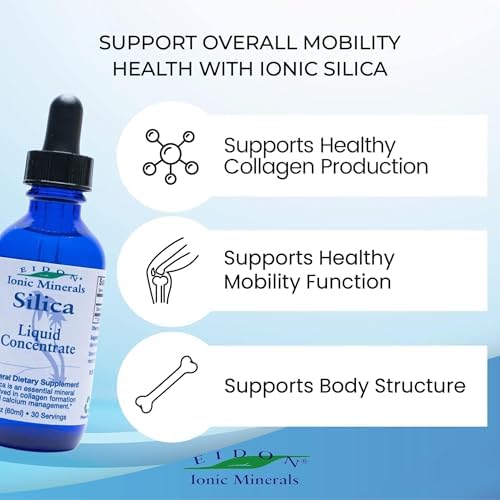 Liquid silica supplement drops for collagen support