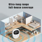 Wireless bedwetting sensor clipped to underpants for nighttime monitoring.