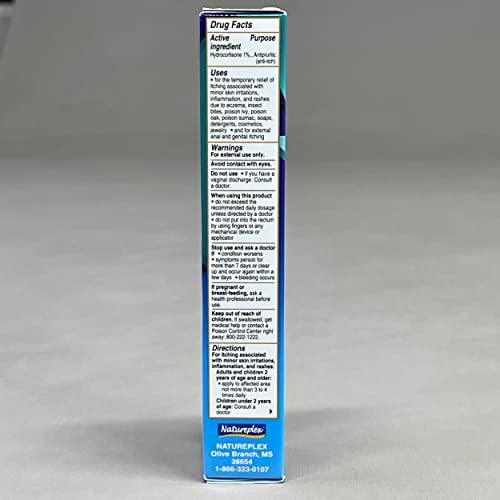 Three tubes of Natureplex hydrocortisone cream for skin allergies