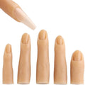Fcozpjk silicone practice fingers for acrylic nails front view