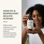 Four fluid ounces bottle of imported mullein drops for immune defense