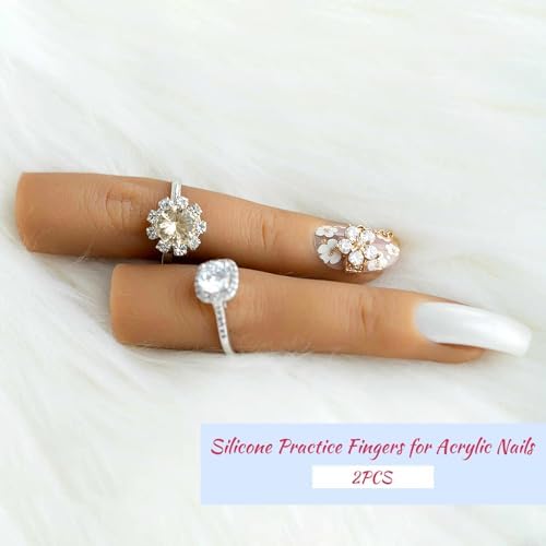 Deciniee silicone finger mannequin showing realistic hand lines