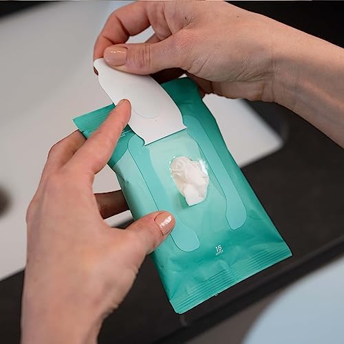 Lume hypoallergenic wipes for sensitive skin travel pack