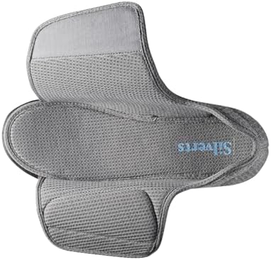 Silverts orthopedic open-toe diabetic slippers for swollen feet side profile view.