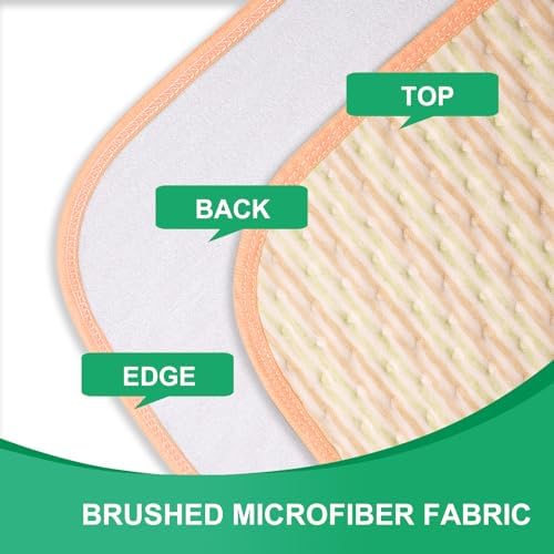 Folded Kelisiting washable bed pad demonstrating compact storage