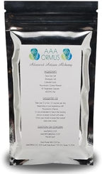 AAA Ormus Gold vegan capsules pouch showing brand details