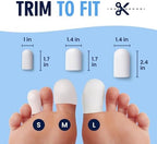 Twelve pieces of Dr. Frederick's Original toe cushions displayed for blister protection.