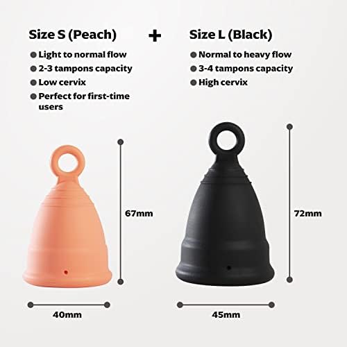 Zeerocup medical grade silicone cups showing the unique pull tab removal system.