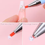 Complete set of rhinestone picker with nine refills