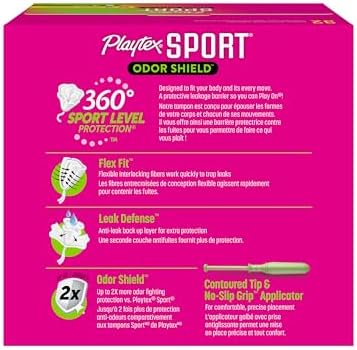 Playtex Sport unscented tampons regular and super absorbency assortment