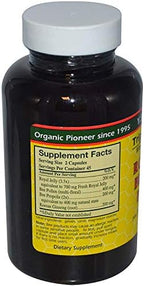 Close up view of YS Eco Bee Farms organic bee product bottles highlighting 90 capsules count