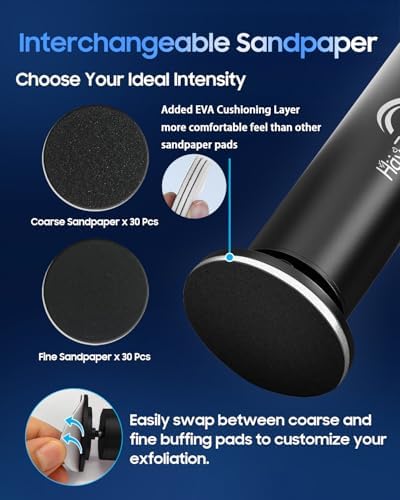 Adjustable speed controller on matte black electric foot file