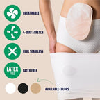 StomaSafe Plus colostomy pouch cover worn discreetly under casual apparel