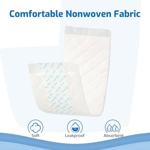 SUNKISS adult incontinence diaper insert pads showing the flow through design layout
