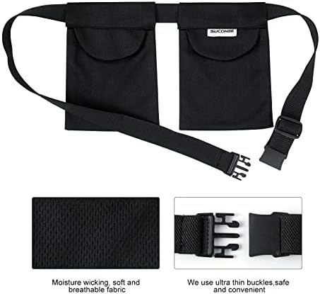 SUCONBE mastectomy surgical drain pouch kit displaying the breathable mesh construction and premium adjustable buckles.