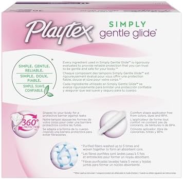 Playtex Ultra Absorbency Unscented Tampons with plastic applicator