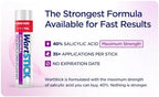 WartStick common wart remover stick showing 0.4 ounce total weight packaging.