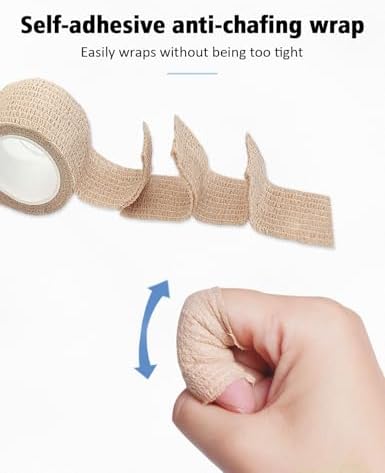 Elastic toe cushion wrap for ingrown toenail treatment and protection.