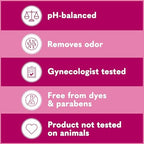 Amber Nights pH balanced feminine wash for daily odor protection