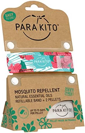 Parakito waterproof bug repellent bracelet adjustable strap detail