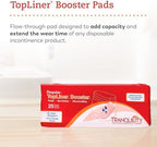 Tranquility adult unisex incontinence inserts with adhesive strip close up