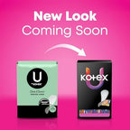 Kotex long length light absorbency liners box for feminine care