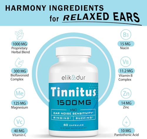 Elikadur herbal blend and bioflavonoids tinnitus formula packaging