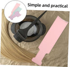 Hair salon coloring tools pink highlighting board