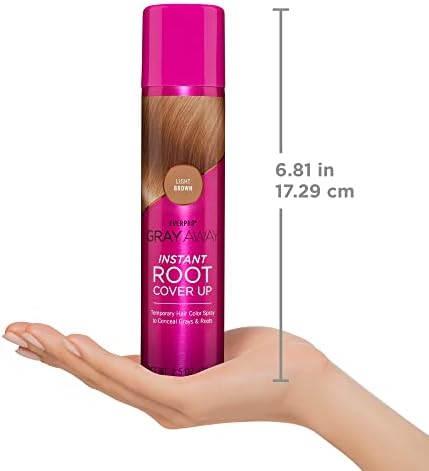 EVERPRO Gray Away Instant Root Cover Up Spray 2.5oz - Light Brown - Image 6