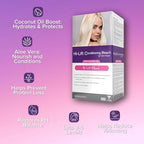 Back packaging details of Color Oops three to five level lift conditioning bleach formula
