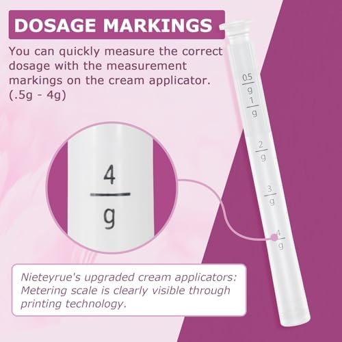 Nieteyrue applicator rounded tip design for comfortable feminine care application.
