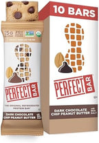 Perfect Bar, Dark Chocolate Chip Peanut Butter Protein Bar, High Protein, Organic, Gluten Free, Soy Free, Non GMO, No Sugar Alcohols, 2.3 Ounce Bar, 10 Count - Image 2