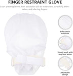Anti-scratch medical mittens for elderly patients with secure closures