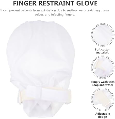Anti-scratch medical mittens for elderly patients with secure closures
