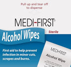 Medique 22150 antiseptic towelettes in tamper-evident packaging