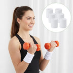Side profile of Xelsluthe white 3.6 inch wristband
