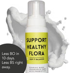 Zero Taboos sulfate-free foaming wash for underarms and groin odor control.