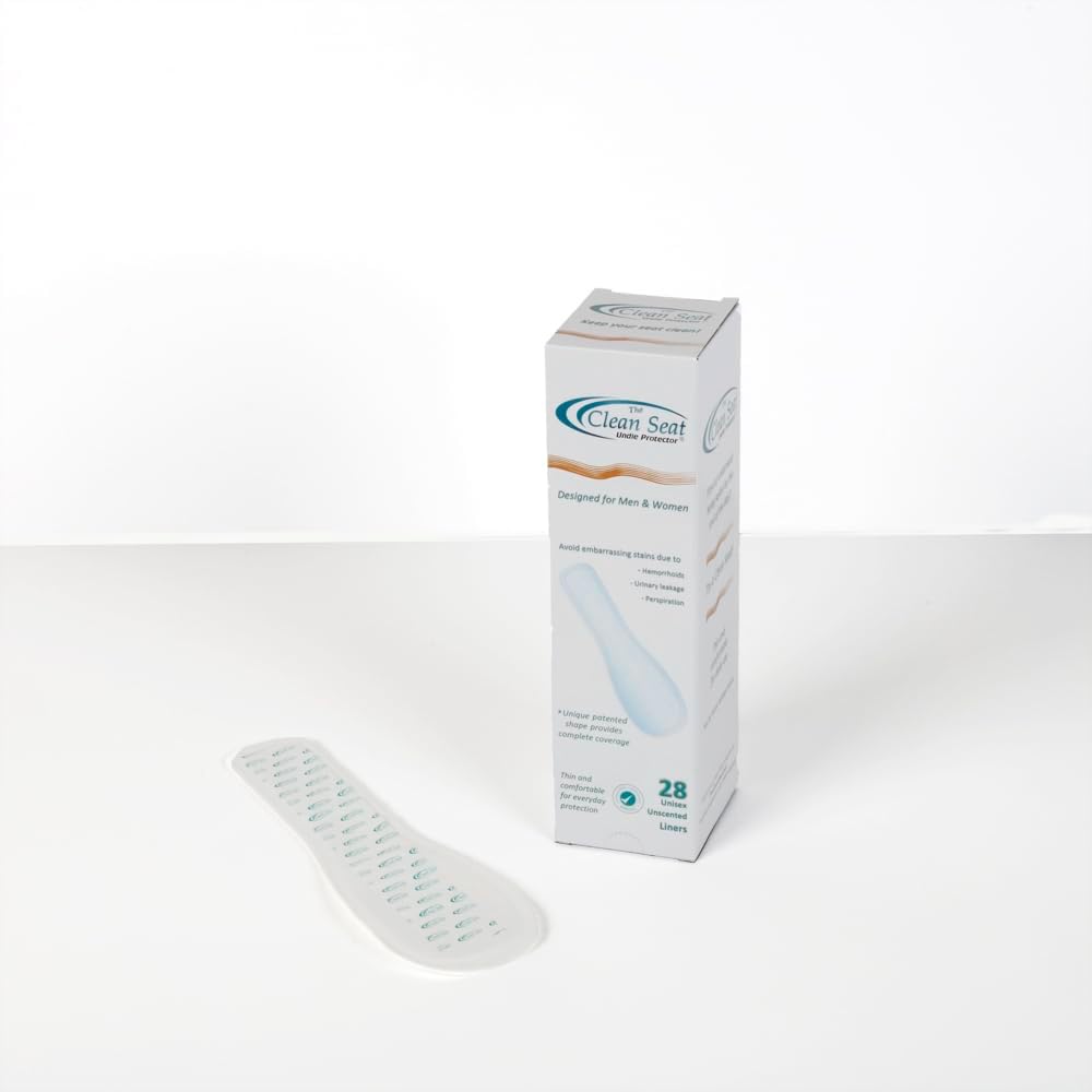 The Clean Seat unscented complete coverage pads 28 count box front view