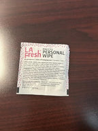 Portable and discreet feminine cleansing packets for women on the go