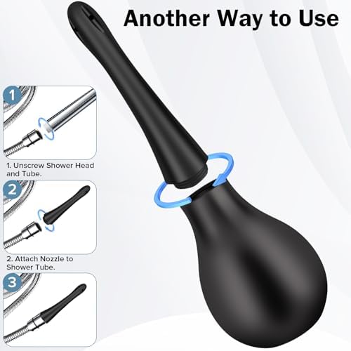 SewXew personal care kit including lubricant bottle and silicone bulb