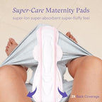 PurComfy 24 count postpartum pads for secure leak protection after birth.
