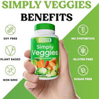 Simply Nature's Pledge soy free dietary supplement bottle showcasing non GMO ingredients.