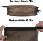Aventik leg and arm sleeves showing fine mesh texture