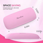 MelodySusie Pink PU Leather Hand Rest For Nail Technicians
