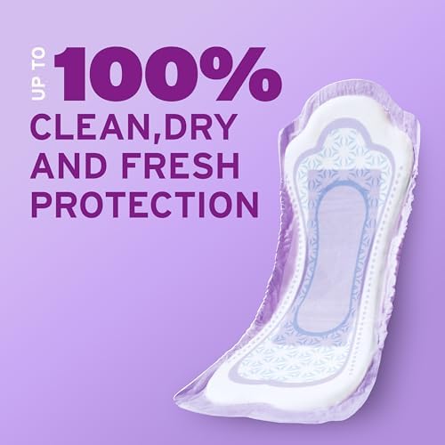 Poise premium imported contour fit pads demonstrating zero odor lock technology